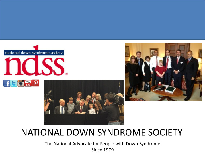 national down syndrome society