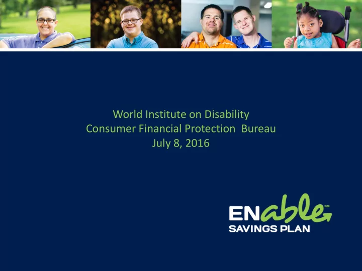 consumer financial protection bureau