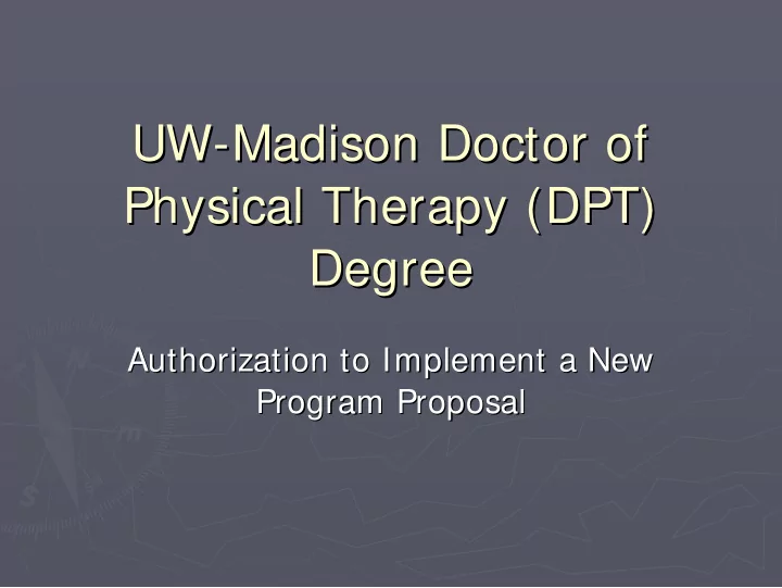 uw madison doctor of madison doctor of uw physical