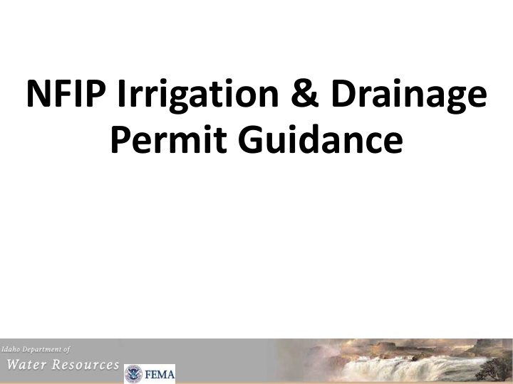 nfip irrigation amp drainage