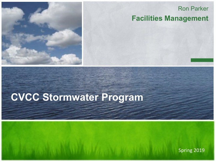 cvcc stormwater program