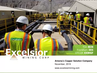 1 Disclaim ers Special Note Regarding Forward-Looking Information : This presentation contains