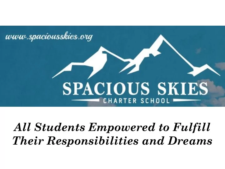 their responsibilities and dreams ou our purpose se