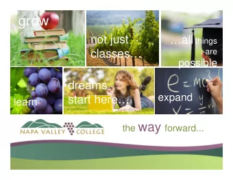 grow  not just all things  are  classes  possible  dreams  expand  start here  learn the