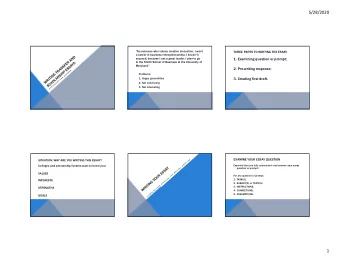 5/28/2020  As someone who values creative innovation, I want  THREE PARTS TO WRITING THE ESSAY