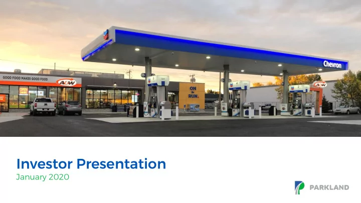 investor presentation