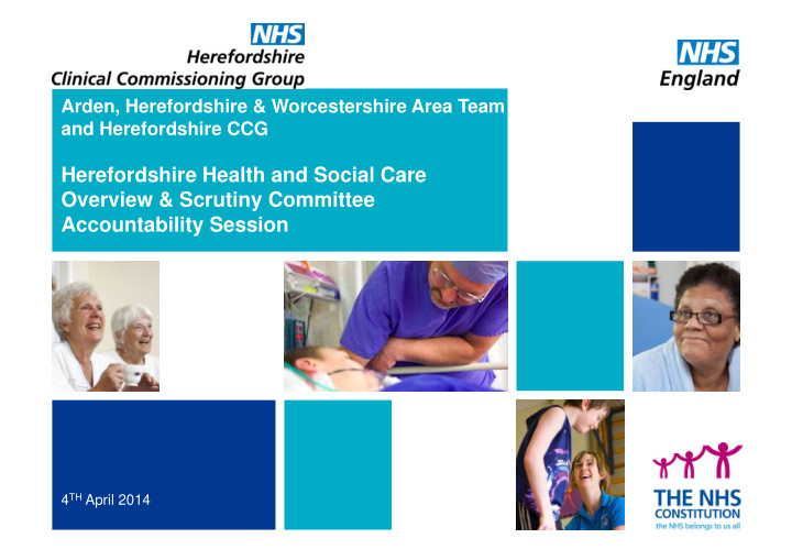 herefordshire health and social care overview amp