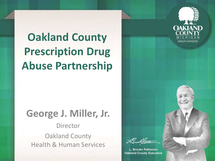 oakland county prescription drug abuse partnership