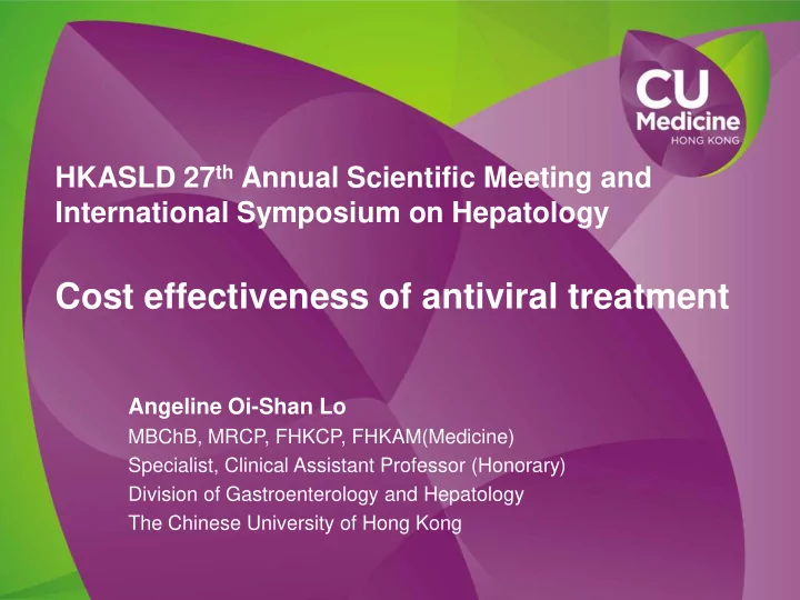 cost effectiveness of antiviral treatment