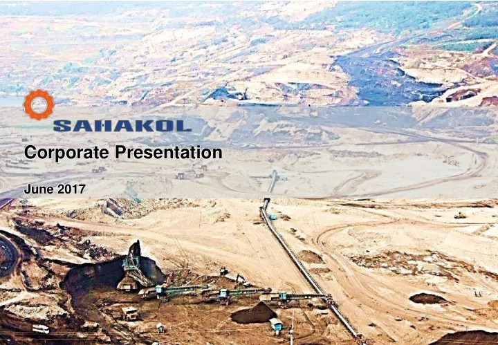 corporate presentation