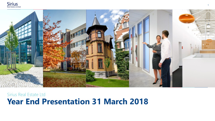 year end presentation 31 march 2018