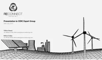 Presentation to CERC Expert Group  29th July, 2019  Vibhav Nuwal  +91 88006 67788,