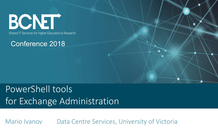 powershell tools for exchange administration