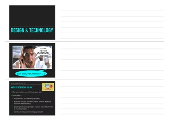 DESIGN &amp; TECHNOLOGY  Says every HSC marker of DT!  MAJOR DESIGN PROJECT 60%  WHERE IS THE