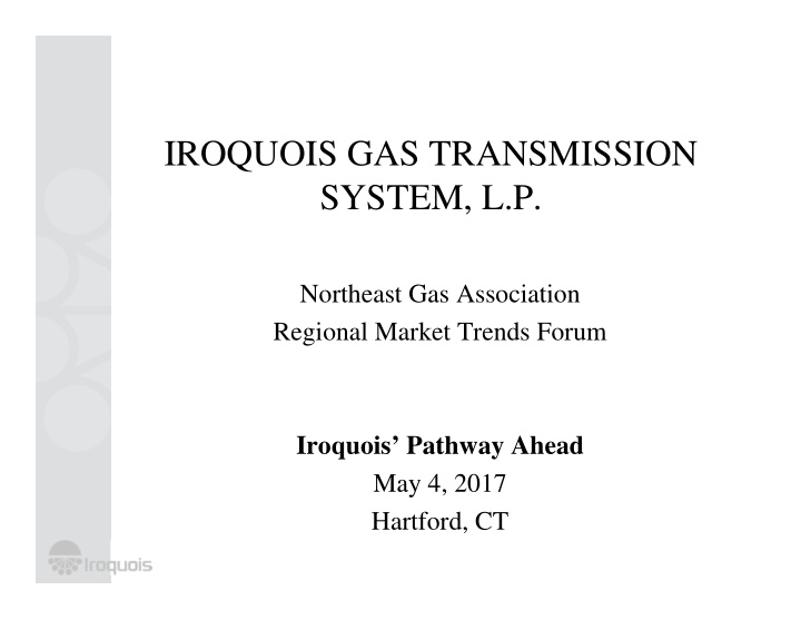 iroquois gas transmission system l p