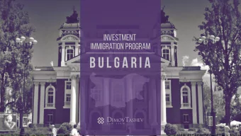 B U L G A R I A  YOUR DOORWAY TO EUROPE  best choice  Travel  Lifestyle  Education  Healthcare ALL