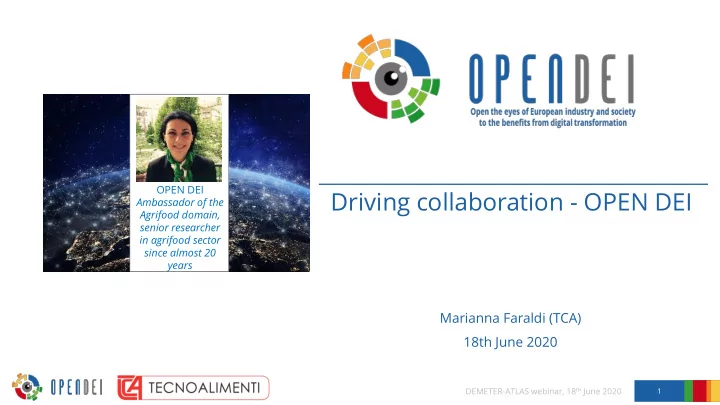 driving collaboration open dei