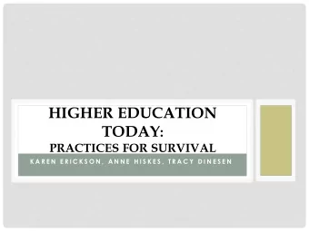 GOALS FOR THIS SESSION  As a result of the session participants will be  able to:  (1)gain new