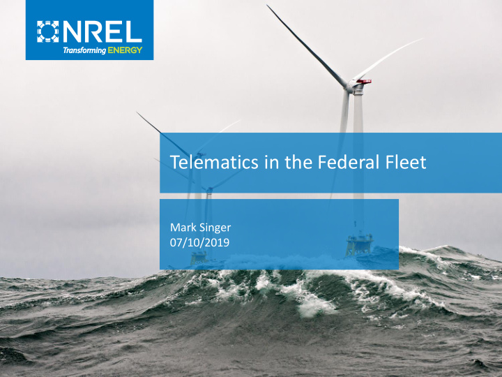 telematics in the federal fleet