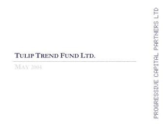 W HAT A RE F UTURES S TRATEGIES ?   F UTURES S TRATEGIES / M ANAGED F UTURES / C TAS