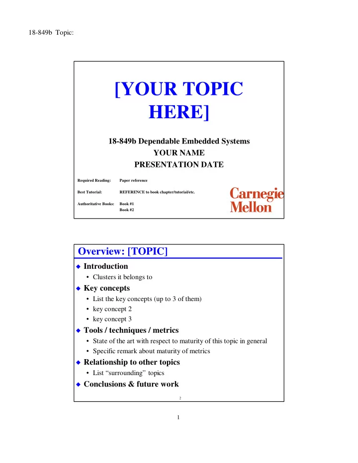 your topic here