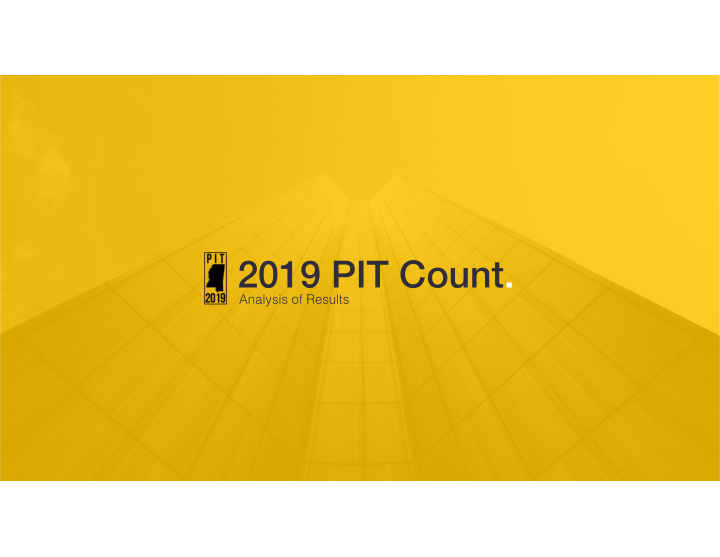 2019 pit count