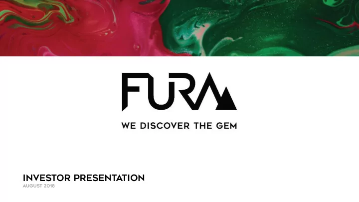 investor presentation
