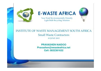 Your Total Environmentally Friendly  Light Bulb