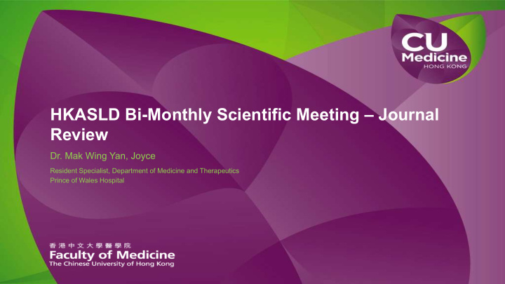 hkasld bi monthly scientific meeting journal review