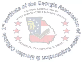 BEAU  GUNN  Cobb County  Voter Registration Manager  (770) 528-2311  beau.gunn@cobbcounty.org  # of