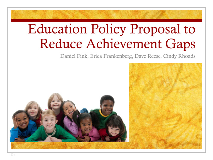 education policy proposal to
