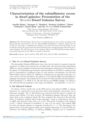 Characterisation of the submillimeter excess  in dwarf galaxies: Presentation of the Herschel Dwarf