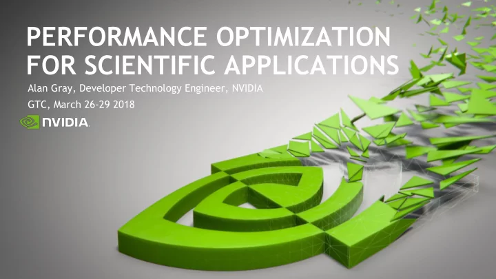 for scientific applications