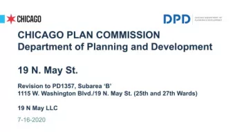 DPD Recommendations  The proposed planned development is in compliance with the West Loop Design