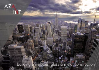 Building envelopes, glass &amp; metal construction  Building envelopes, glass &amp; metal