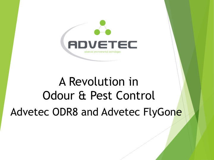 a revolution in odour amp pest control