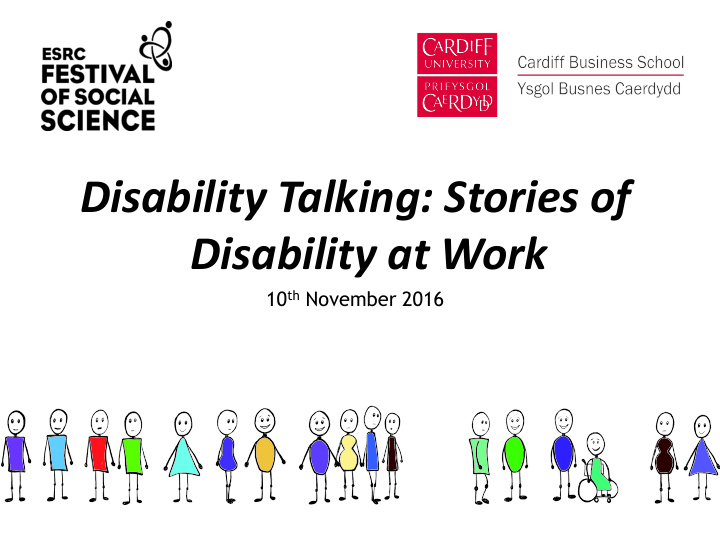 disability talking stories of disability at work