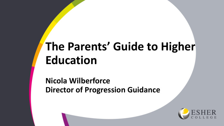 the parents guide to higher