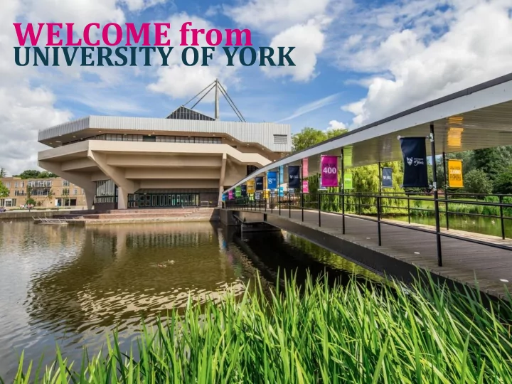 welcome from