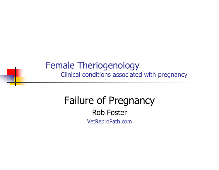 failure of pregnancy