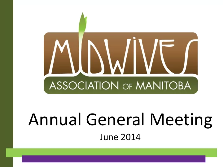 annual general meeting