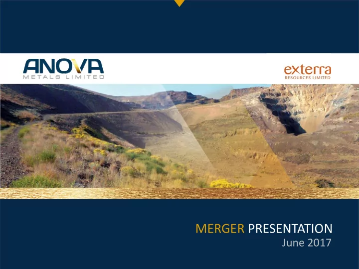 merger presentation