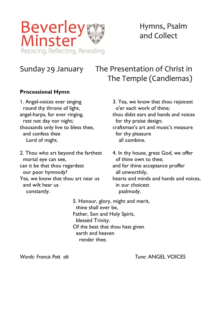 hymns psalm