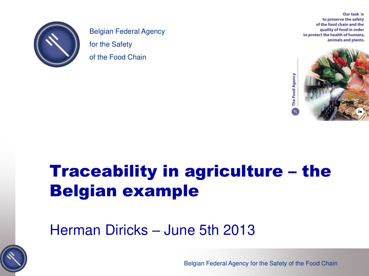traceability in agriculture the