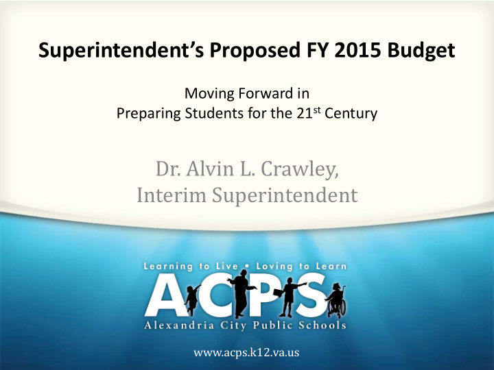 superintendent s proposed fy 2015 budget