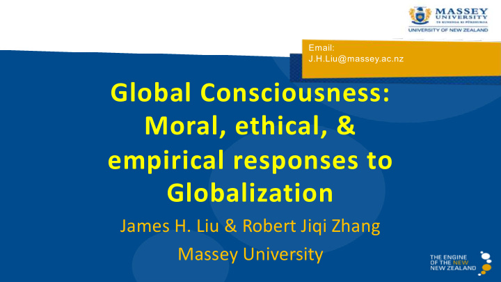global consciousness moral ethical amp empirical