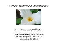 chinese medicine amp acupuncture