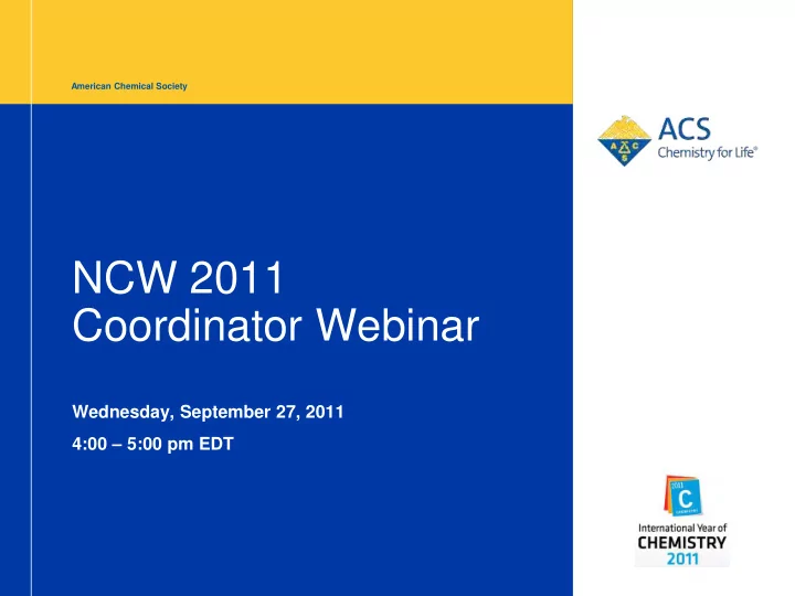 wednesday september 27 2011 4 00 5 00 pm edt american