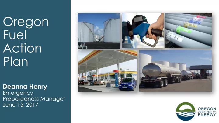 oregon fuel action plan