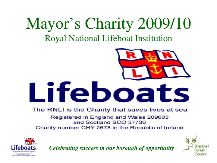 mayor s charity 2009 10